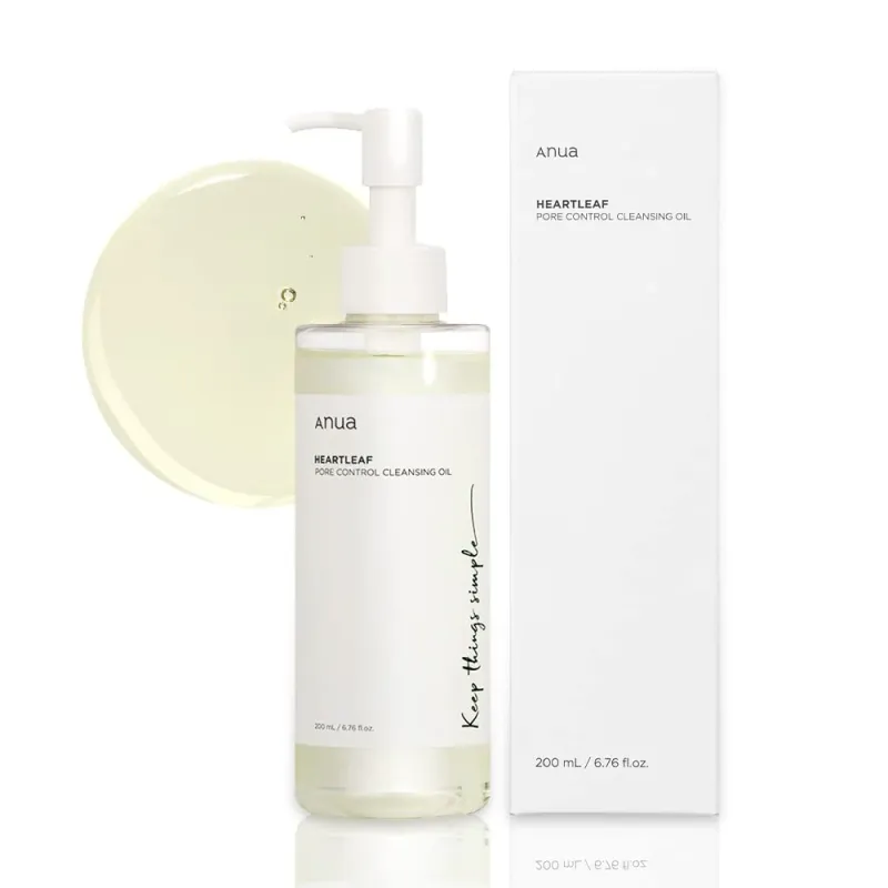 ANUA HEARTLEAF PORE CONTROL CLEANSING OIL 200ML Thumbnail 4 - Cosmetics