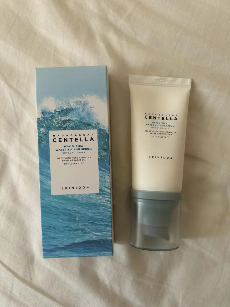 SKIN1004 Madagascar Centella Hyalu-Cica Water-Fit Sun Serum SPF50+ 100ml Thumbnail 2 - Cosmetics