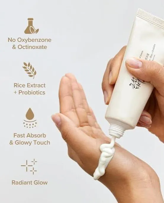 Beauty of Joseon Relief Sun Rice + Probiotics SPF 50+ Sunscreen Cream 50ml Thumbnail 3 - Cosmetics
