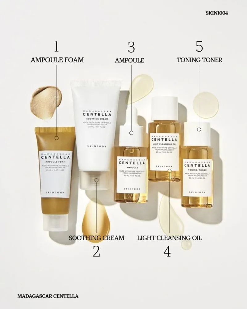 SKIN1004 Madagascar Centella Travel Kit (5-Piece Set) Thumbnail 2 - Cosmetics
