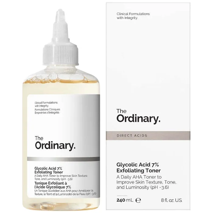 The Ordinary Glycolic Acid 7% Exfoliating Toner 240ml Thumbnail 2 - Cosmetics