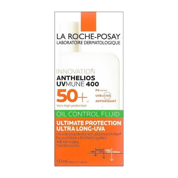 La Roche-Posay Anthelios UV Mune 400 Oil Control Fluid SPF50+ - 50ml Thumbnail 2 - Cosmetics