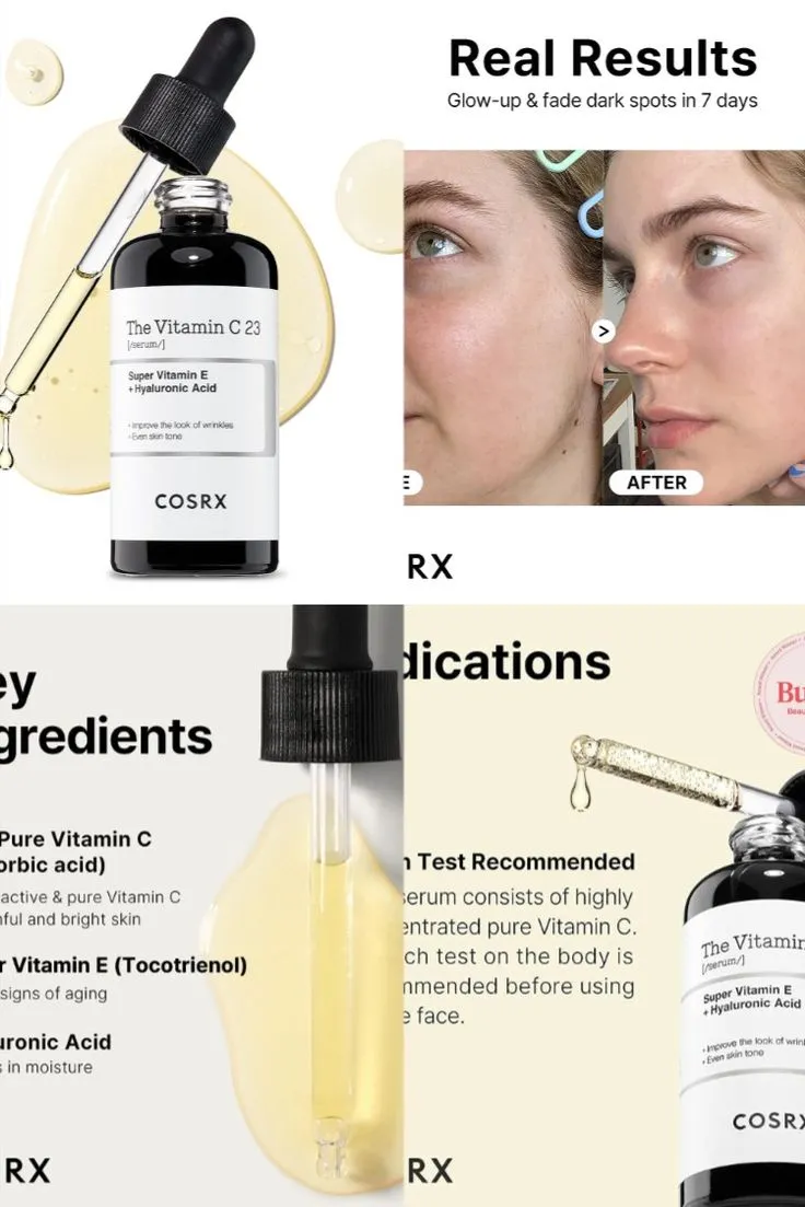 COSRX The Vitamin C 23 Serum Super Vitamin E + Hyaluronic 20ml Thumbnail 2 - Cosmetics
