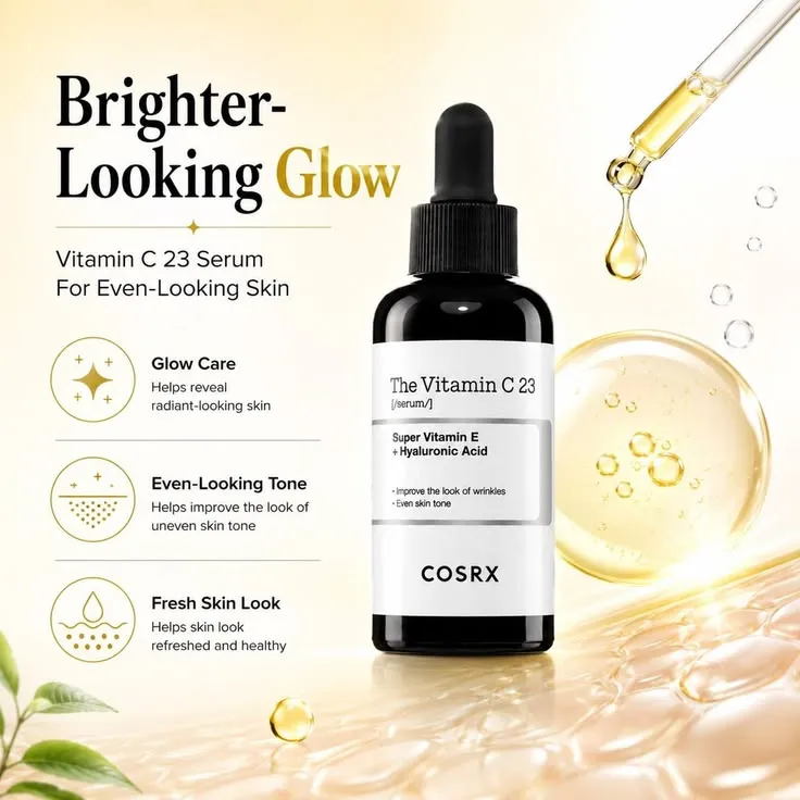 COSRX The Vitamin C 23 Serum Super Vitamin E + Hyaluronic 20ml Thumbnail 3 - Cosmetics